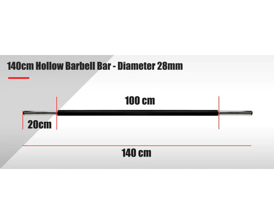 Body Pump Bar – 140cm, 28mm Hollow Barbell