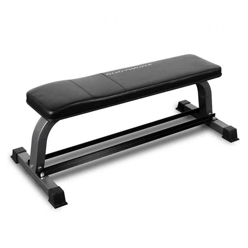 Bodyworx C302FB Flat Bench with Dumbbell Storage Underneath