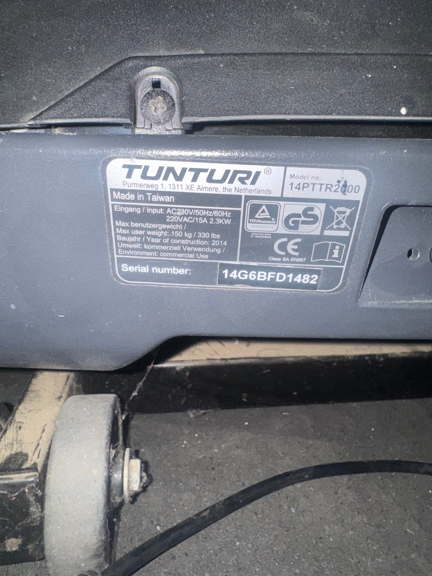 Tunturi Platinum Treadmill - Refurbished