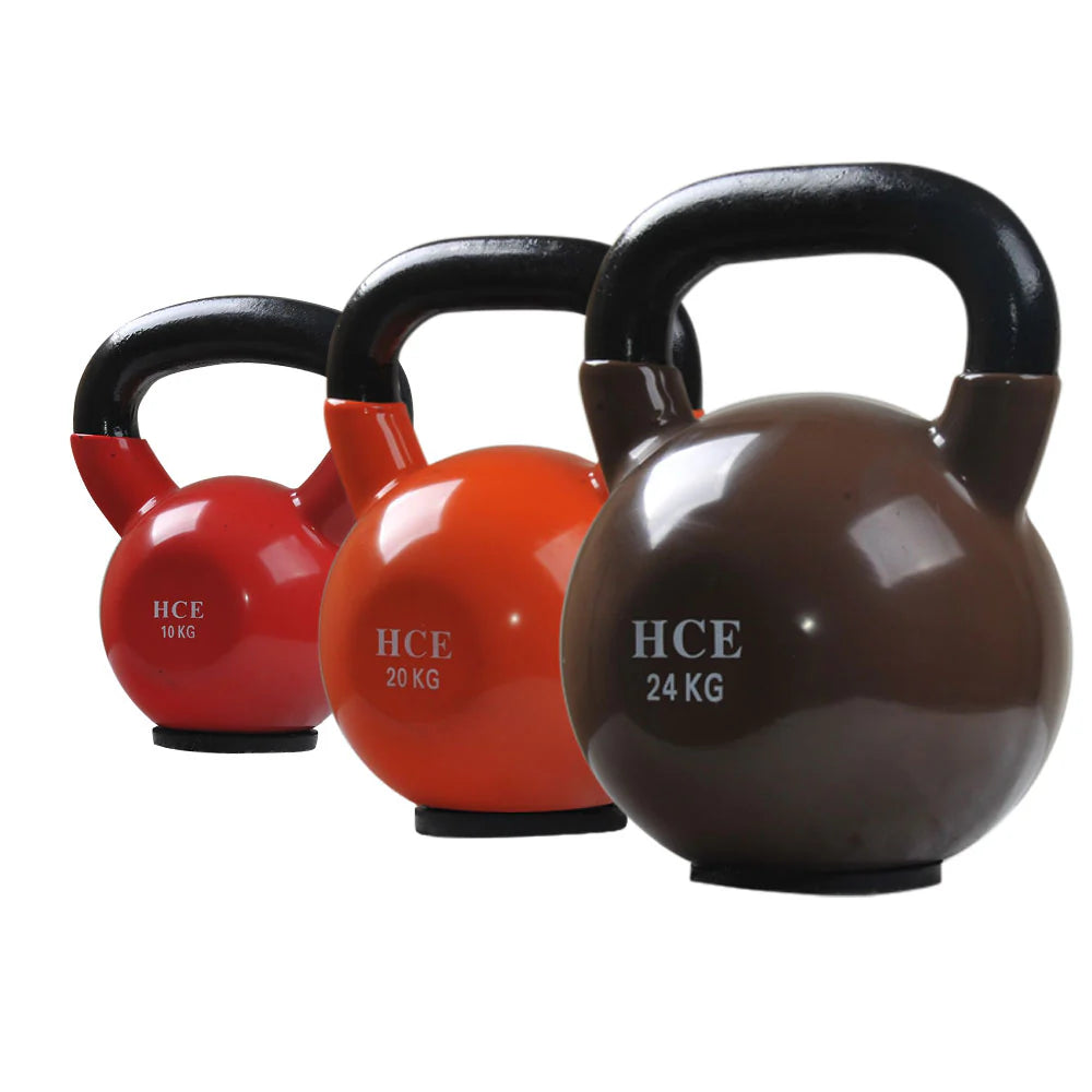 Vinyl 16kg,20kg,24kg Kettlebell Package