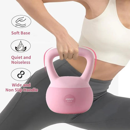 6KG Soft Kettlebells with Cushioned Impact-Resistant Base