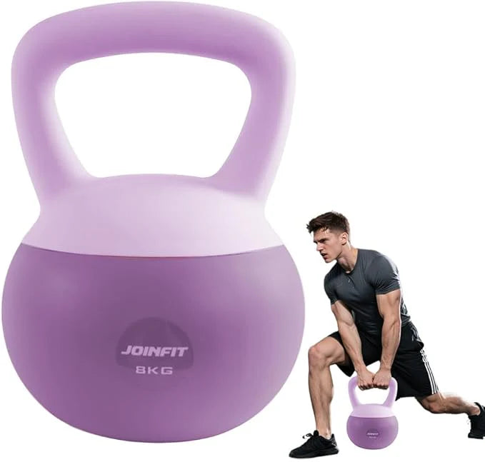 8KG Soft Kettlebells with Cushioned Impact-Resistant Base
