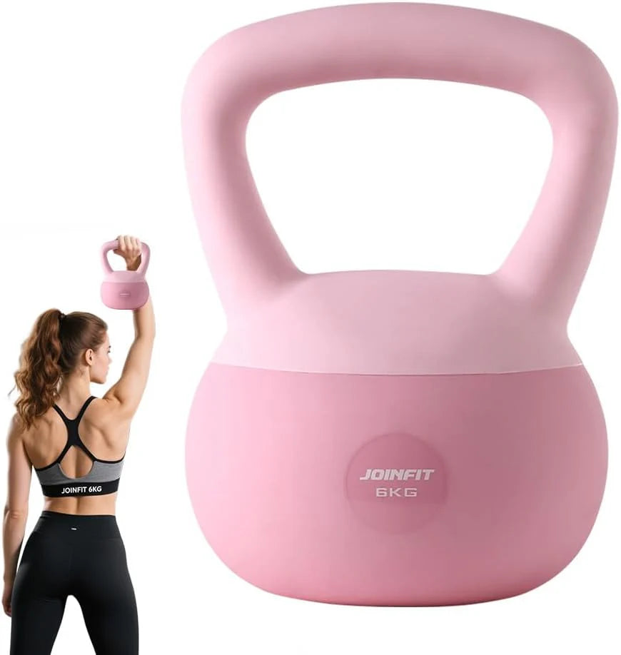6KG Soft Kettlebells with Cushioned Impact-Resistant Base