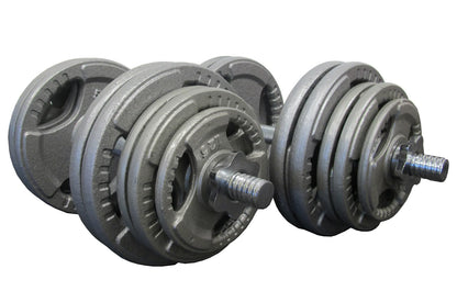 70kg Standard Hammertone Barbell/Dumbbell Weights Set