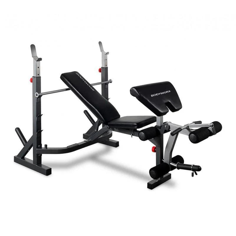 Bodyworx C353MWB Mid-Width Bench with Leg Developer & Preacher Pad