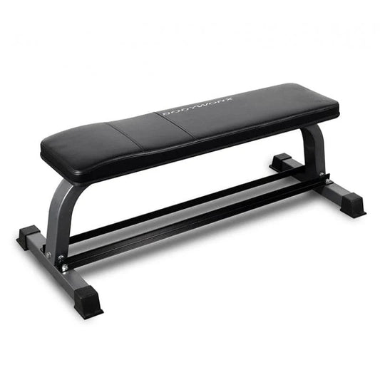 Bodyworx C302FB Flat Bench with Dumbbell Storage Underneath