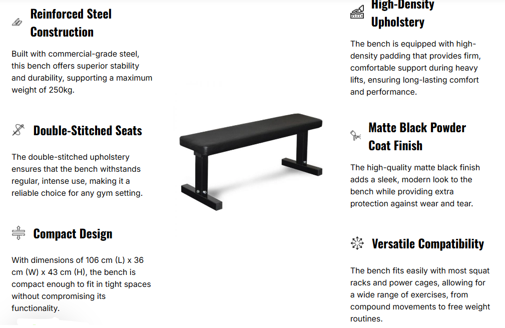 BODYWORX CF120 FLAT BENCH