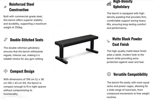 BODYWORX CF120 FLAT BENCH