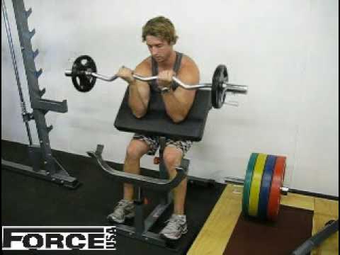 Force USA Seated Preacher Curl - Refurbished